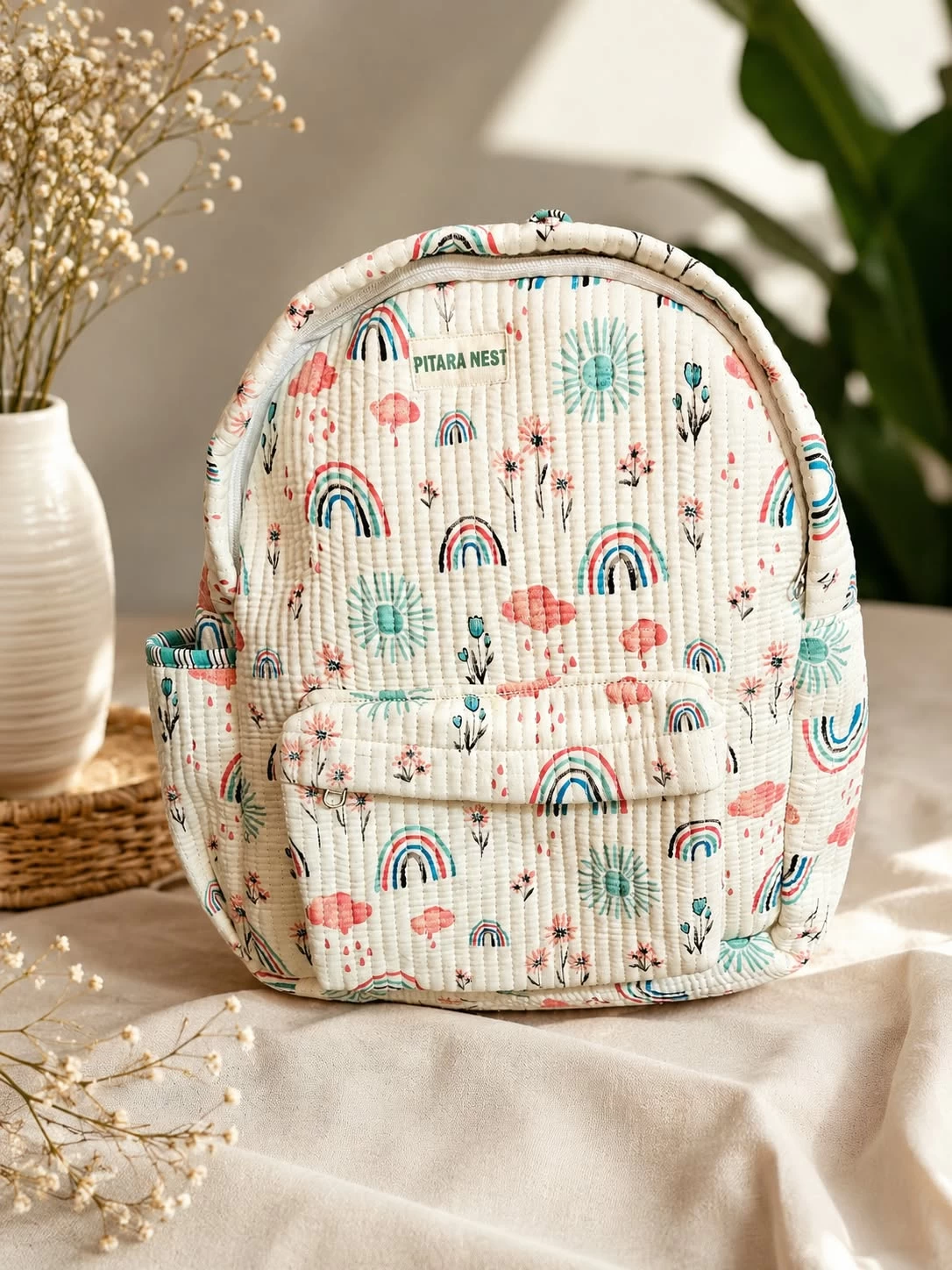 Quilted Mini Backpack